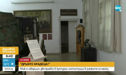 Хванаха мъж, задигнал стотици от музей в Пловдив