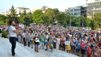 Протести във Варна и в София в подкрепа на кмета Благомир Коцев (снимки)