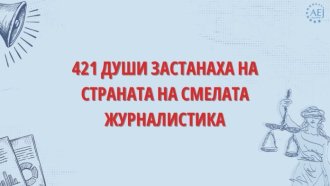 Подкрепа за Mediapool.bg и Борис Митов: 421 души дариха надежда за смелата журналистика