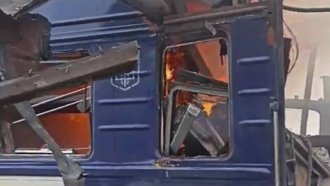 Руски удар порази пътнически влак в Суми