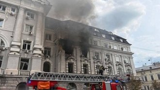 Русия удари главния офис на Службата за сигурност на Украйна
